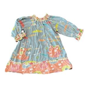 Jelly the Pug floral tunic dress